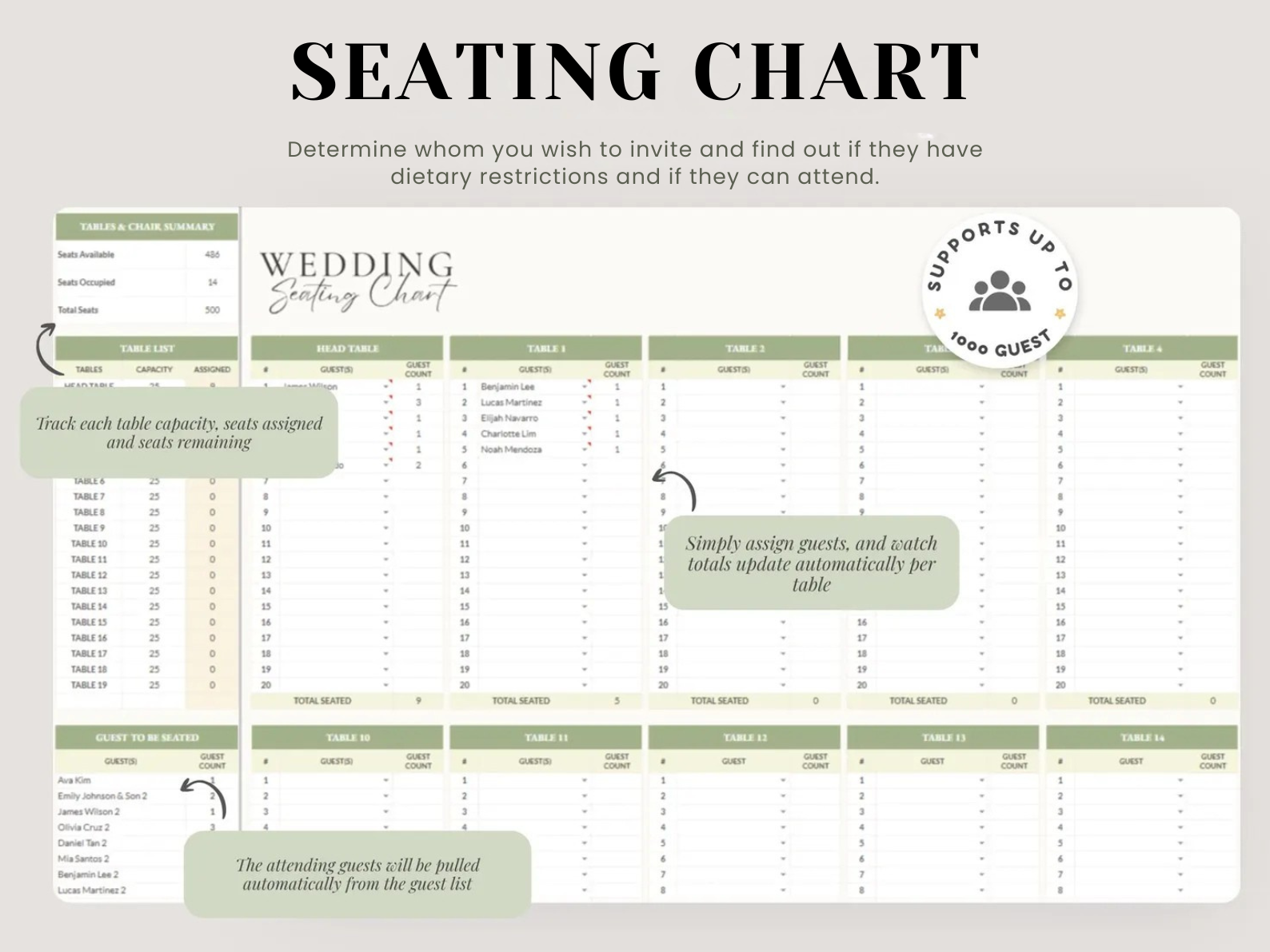 Seating Chart